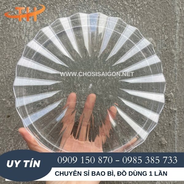 Hộp nhựa tròn mica nắp mặt trời giá bán sỉ rẻ