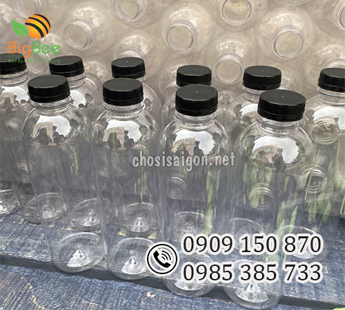 Chai nhựa pet 1 lít (1000ml) dày dặn, cứng cáp sỉ rẻ ưu đãi