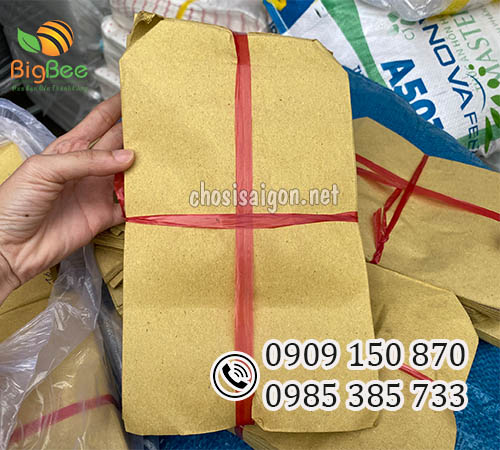 Túi giấy kraft đựng gà rán, khoai tây chiên, thức ăn chiên rán giá rẻ