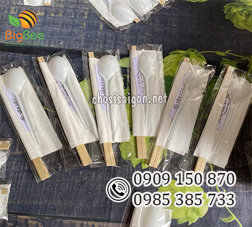 Muỗng, đũa, tăm, khăn giấy dùng 1 lần giá sỉ rẻ