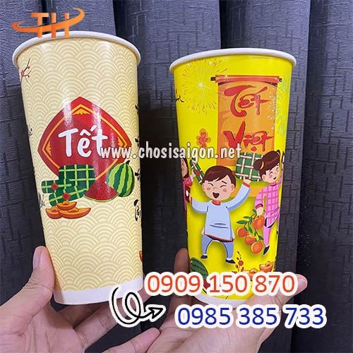 Gía rẻ ly giấy in hình tết