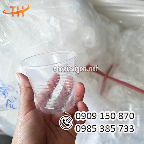 Si ly nhựa pp sọc 140ml giá rẻ