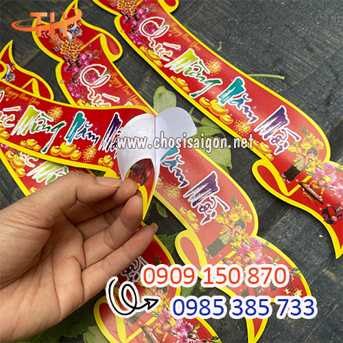 Gía rẻ miếng dán chúc mừng năm mới