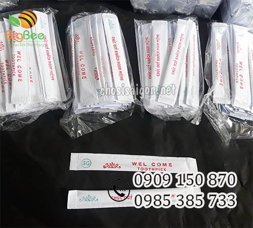 Tăm tre tiệt trùng bọc giấy an toàn giá rẻ