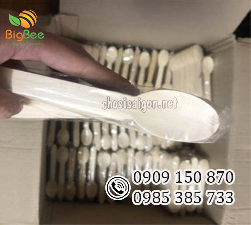 Thìa gỗ, muỗng gỗ giá sỉ rẻ tại TP.HCM