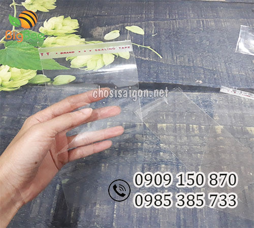 Túi OPP dán miệng đựng bao lì 10x20 cm giá sỉ rẻ nhất