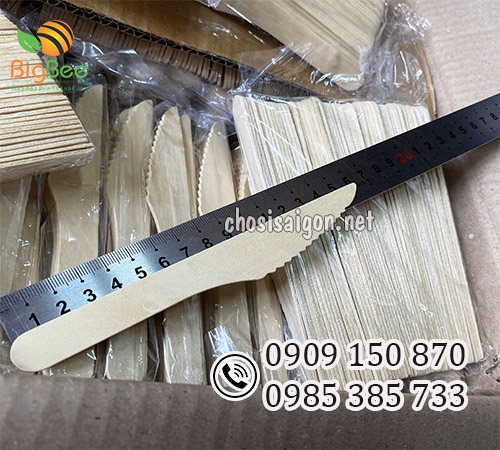 Dao gỗ dùng 1 lần dài 16cm giá sỉ tại xưởng