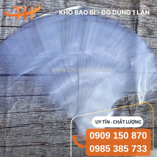 Túi nilon chữ T đựng ly cafe, thức uống giá rẻ