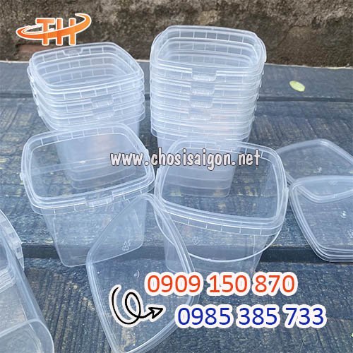 Xô nhựa vuông cao cấp, dày dặn, cứng cáp giá rẻ