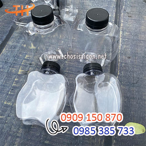 Gía sỉ chai nhựa hình trái táo 330ml rẻ nhất