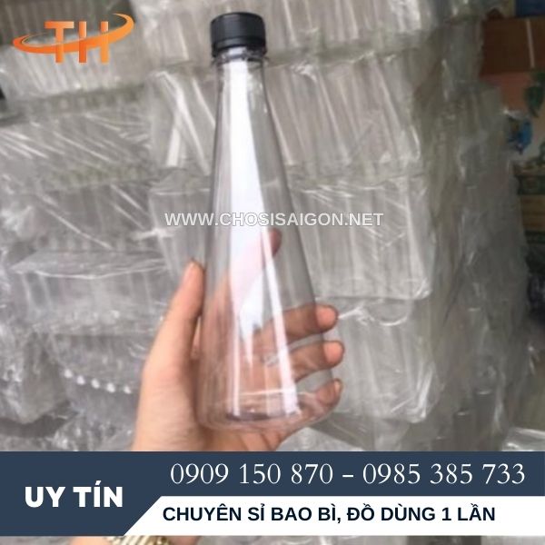 Chai nhựa tam giác 330ml giá sỉ