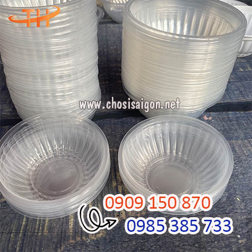 Chén nhựa trắng trong 302 sỉ rẻ nhất