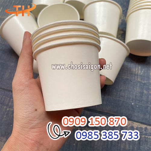 Ly giấy nhỏ 4.5oz dùng 1 lần giá sỉ rẻ