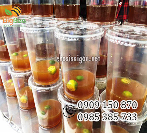 Ly nhựa 1000ml đựng trà tắc, nước mía giá rẻ tại TP.HCM