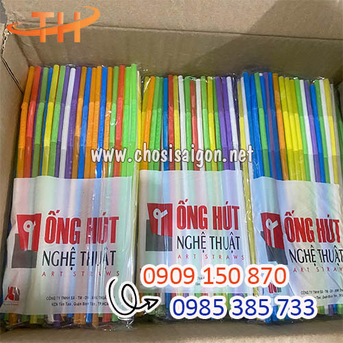 Ống hút nghệ thuật dùng 1 lần giá sỉ tại TP.HCM