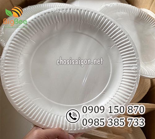 Đĩa giấy dùng 1 lần cao cấp, chất lượng sỉ rẻ, uy tín, chất lượng