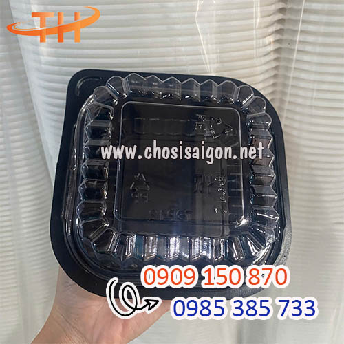 Hộp nhựa đế đen HT12 an toàn giá sỉ rẻ, freeship HCM