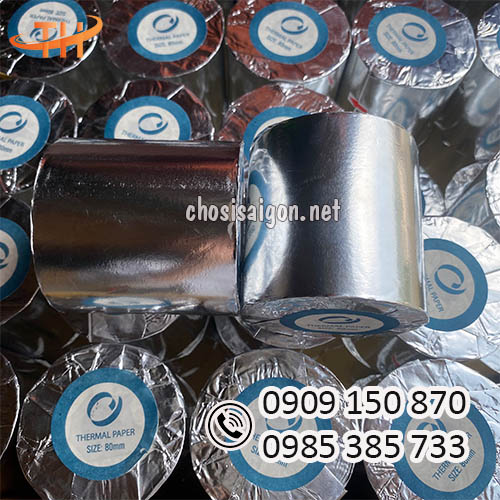Giấy in hóa đơn nhiệt K80x80 sỉ rẻ