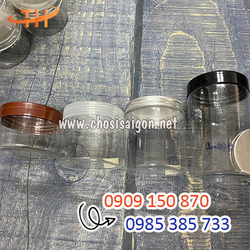 Hũ nhựa nắp nhựa đủ màu đựng gel, kem, dưỡng thể giá rẻ