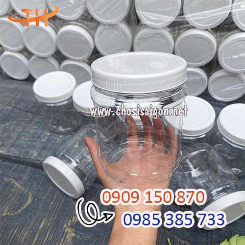 Hũ nhựa tròn đựng thực phẩm giá xưởng sản xuất