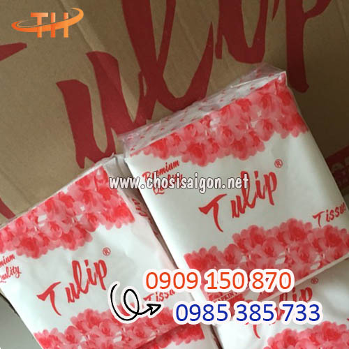 Khăn giấy Tulip 64 gói/thùng giá tốt