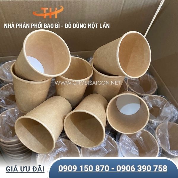 Ly giấy kraft chịu nhiệt