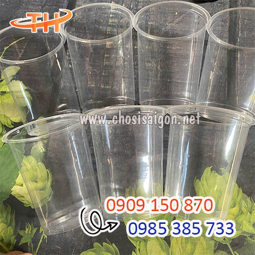 Ly nhựa 1 lít (1000ml) dùng 1 lần giá sỉ rẻ