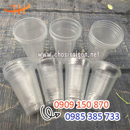 Ly nhựa sọc gân 380ml giá sỉ rẻ