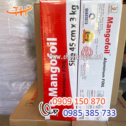 Màng nhôm giấy bạc, giấy bạc nướng thực phẩm giá sỉ rẻ