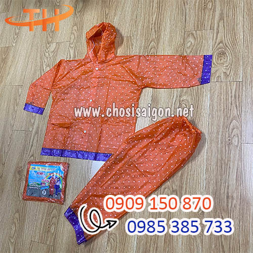 Áo mưa bộ trẻ em an toàn giá sỉ rẻ nhất