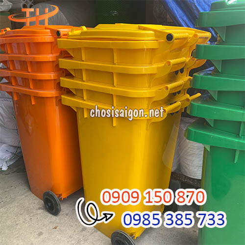 Sỉ rẻ thùng rác 240 lít có bánh xe