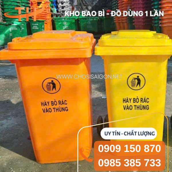 Thùng rác nhựa 360 lít bền, tốt giá sỉ rẻ