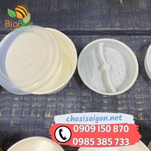 Tô giấy 2 tầng 2 ngăn chịu nhiệt giá sỉ rẻ