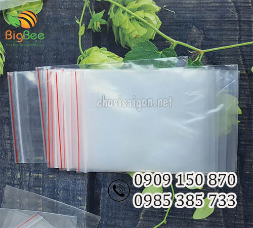 Túi zipper chỉ đỏ đựng thuốc uy tín, chất lượng