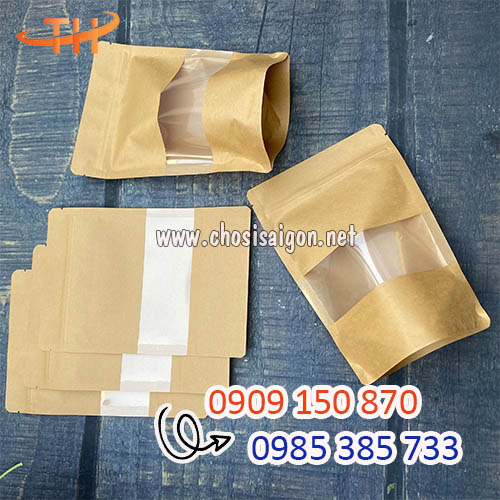 Túi zip giấy đựng thực phẩm giá sỉ rẻ