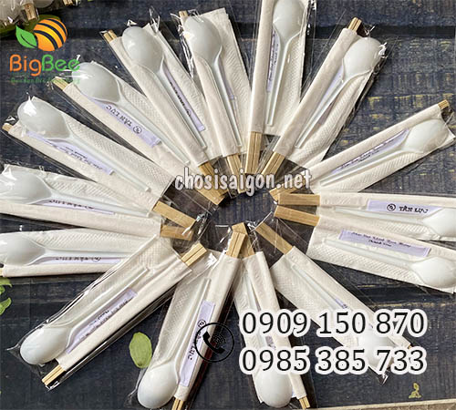 Combo muỗng, đũa, tăm, khăn giấy an toàn, chất lượng siêu rẻ tại TP.HCM