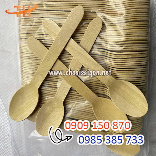 Muỗng gỗ an toàn, chất lượng giá rẻ