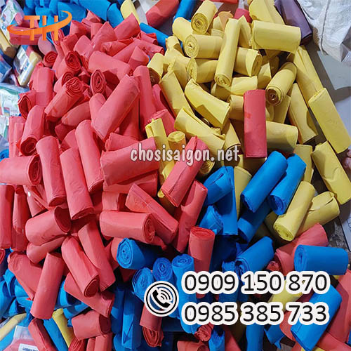 Xưởng sản xuất túi đựng rác cuộn đủ màu giá rẻ
