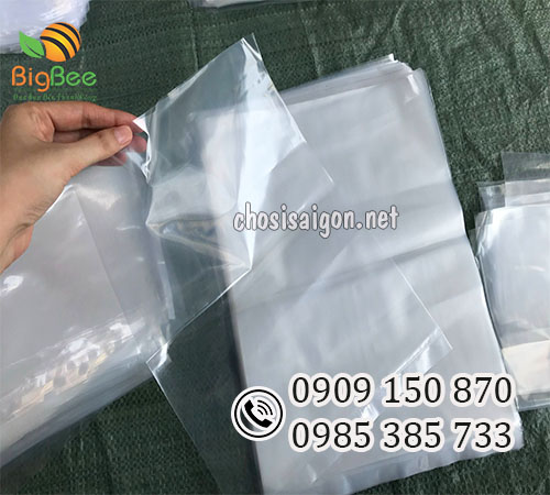 Túi PE dẻo dai, trong suốt đựng thực phẩm giá rẻ tại xưởng