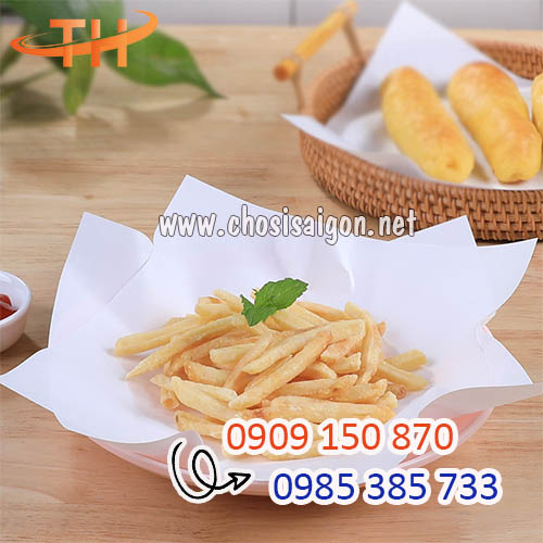 Giấy thấm dầu thực phẩm chiên rán giá tốt tại Bình Chánh