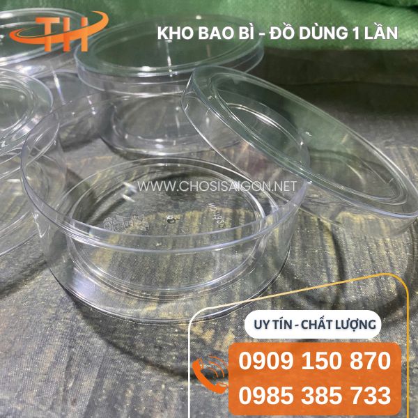 Hộp nhựa tròn mica cứng trong suốt, cứng cáp giá tốt