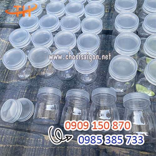 Hũ đựng sữa chua pet trong cao cấp giá tốt