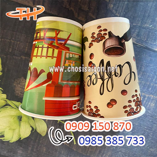 Ly giấy in hình sẵn đại trà giá tốt