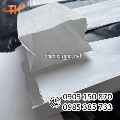 Mua túi giấy đựng bánh mì trắng trơn giá tốt