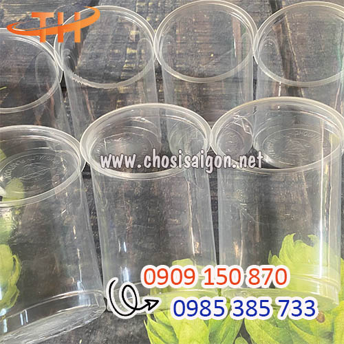 Ly nhựa 1 lít (1000ml) đựng trà tắc, nước mía, nước dừa giá xưởng rẻ