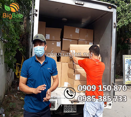 Giao hộp nhựa đế đen