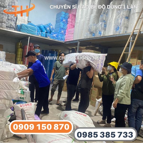 Giao sỉ bọc xốp 2 quai sọc đỏ