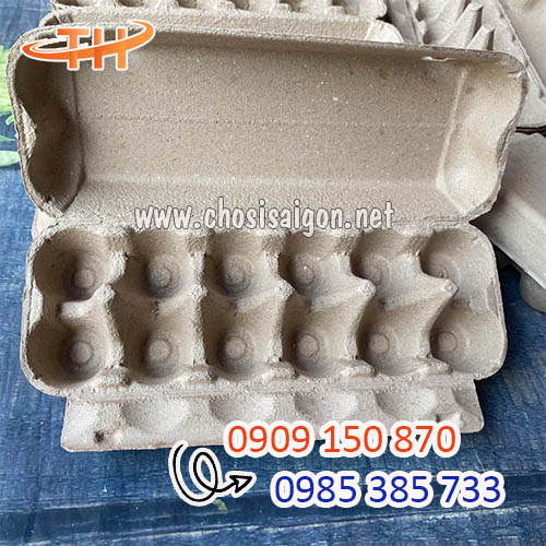 Hộp giấy 12 quả đựng trứng có nắp gài giao sỉ giá tốt