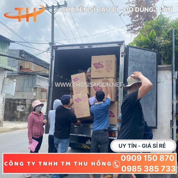 Giao sỉ khăn giấy vuông E'mos số lượng lớn tại kho