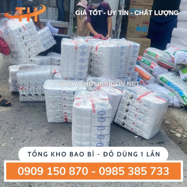 Giao sỉ tận nơi giấy vệ sinh Hoàng Long